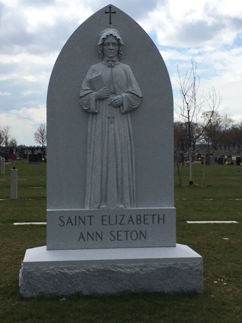 Statue of St. Elizabeth Seton in New 104 Section
