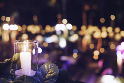 candles funeral