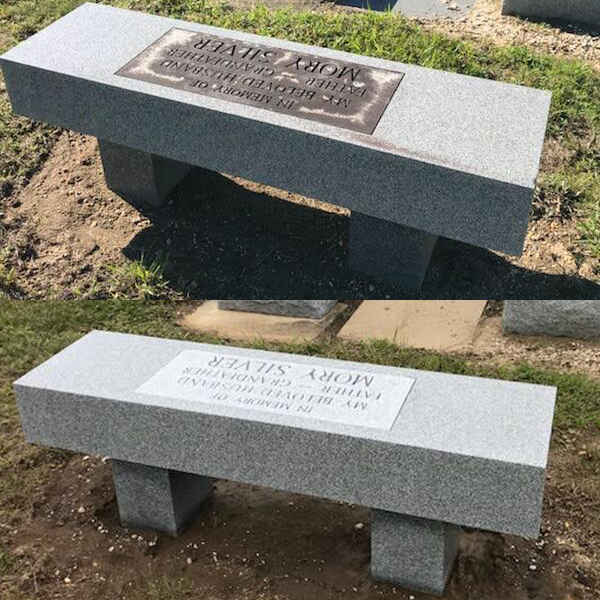 granite bench cleaning before and after 