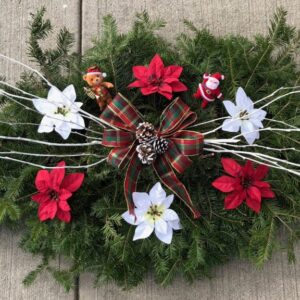 Decorated Christmas Spray