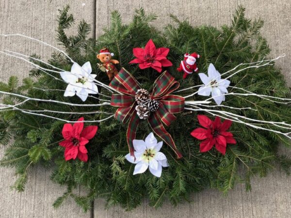Decorated Christmas Spray
